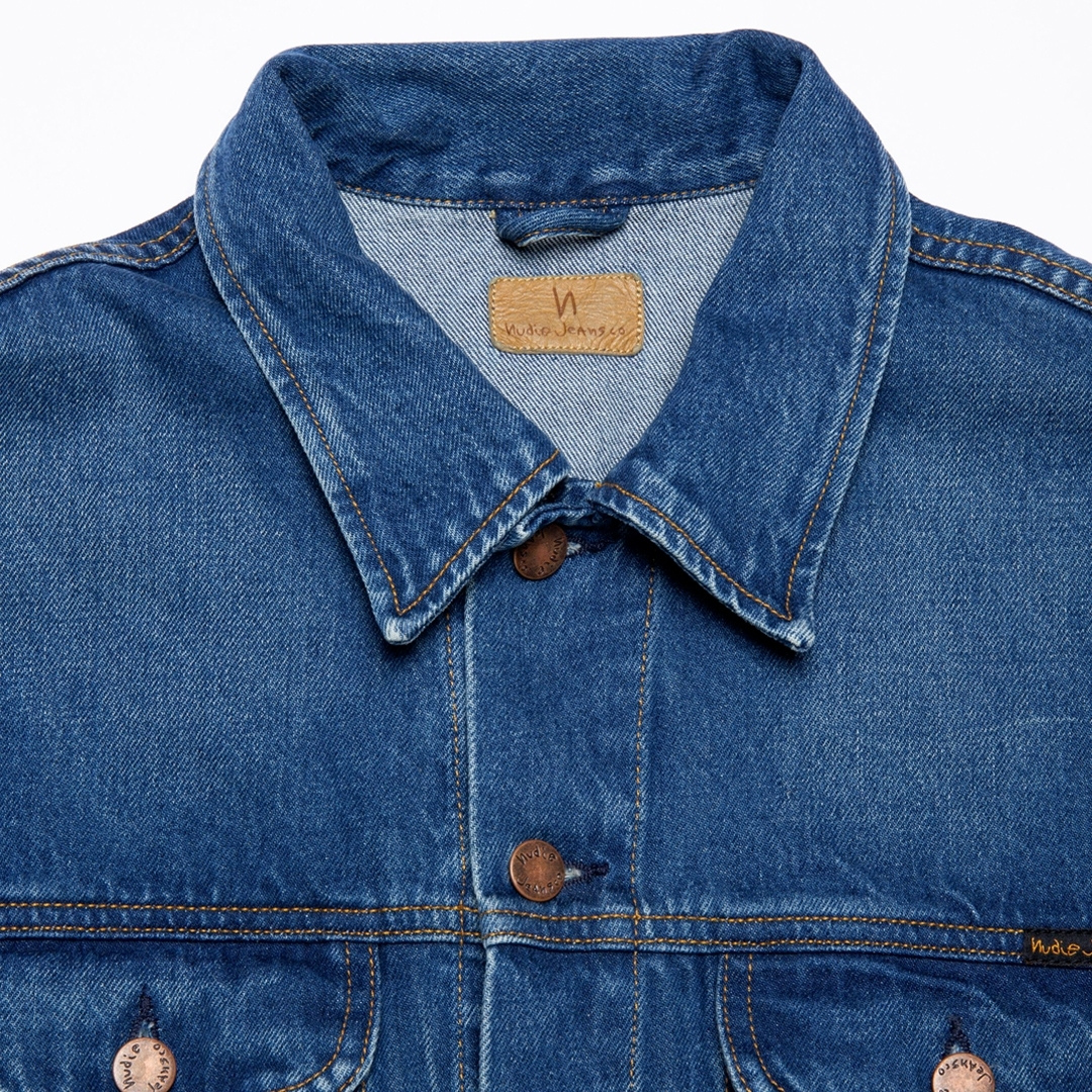 Danny Greasy Denim Jacket | Nudie Jeans