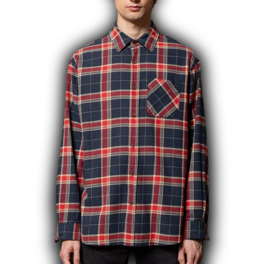 Relaxed Flannel Shirt Rebirth-Multi l Nudie Jeans