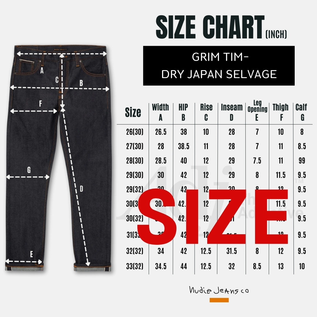 Grim tim dry japan selvage| Nudie Jeans