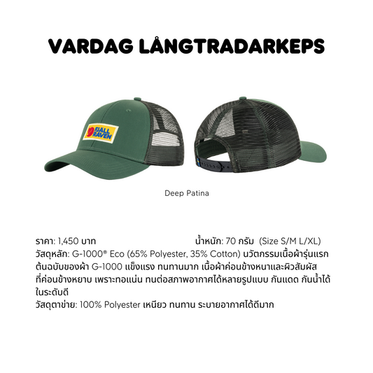 Vardag Långtradakeps I Fjallraven