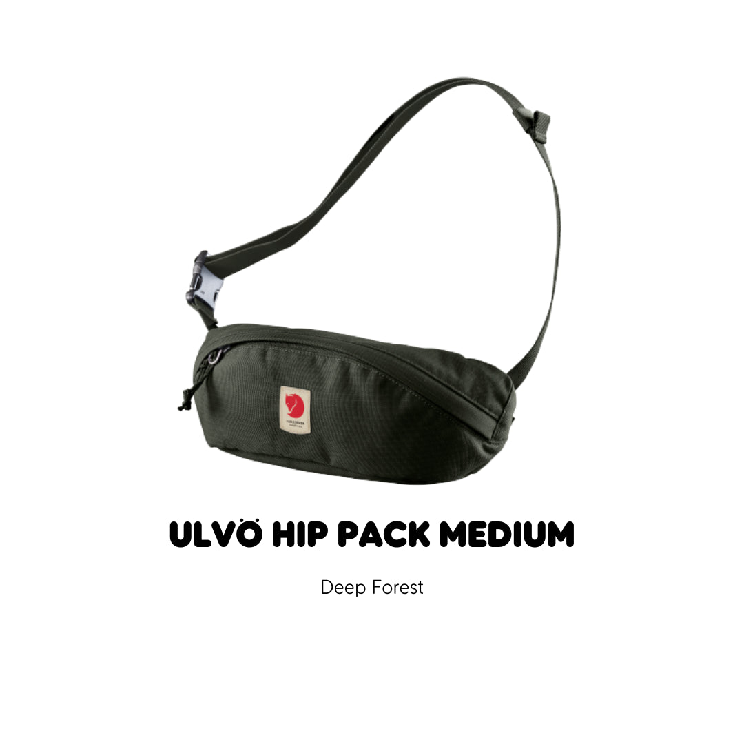 Fjallraven/ Ulvö Hip Pack Medium / กระเป๋าคาดอก-คาดเอว กระเป๋ากันน้ำ