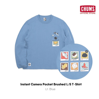 เสื้อยืดแขนยาว Instant Camera Pocket Brushed | CHUMS