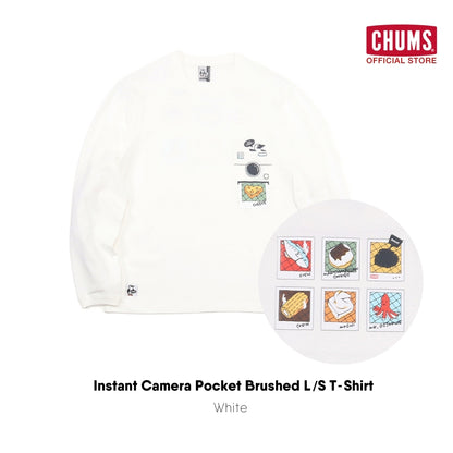 เสื้อยืดแขนยาว Instant Camera Pocket Brushed | CHUMS