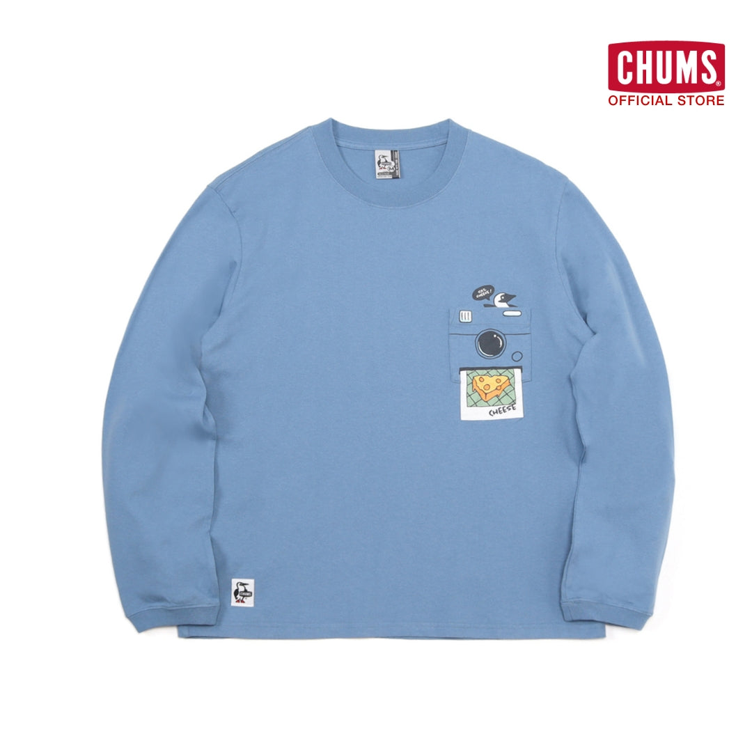 เสื้อยืดแขนยาว Instant Camera Pocket Brushed | CHUMS