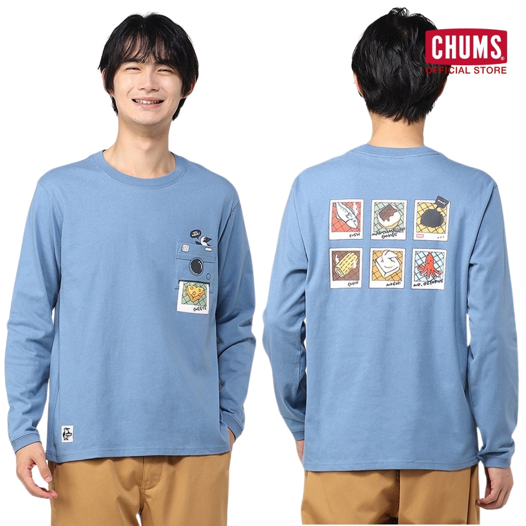 เสื้อยืดแขนยาว Instant Camera Pocket Brushed | CHUMS
