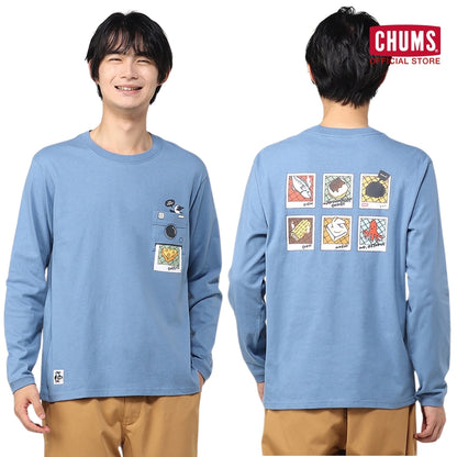 เสื้อยืดแขนยาว Instant Camera Pocket Brushed | CHUMS