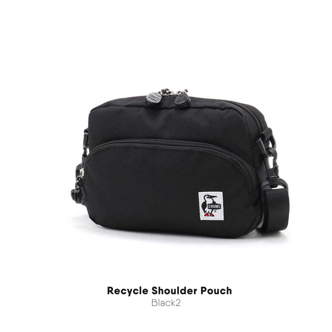 CHUMS Recycle Shoulder Pouch / กระเป๋าสะพายข้าง crossbody shoulder bag ผ้าโพลีเอสเตอร์ รีไซเคิล ชัมส์