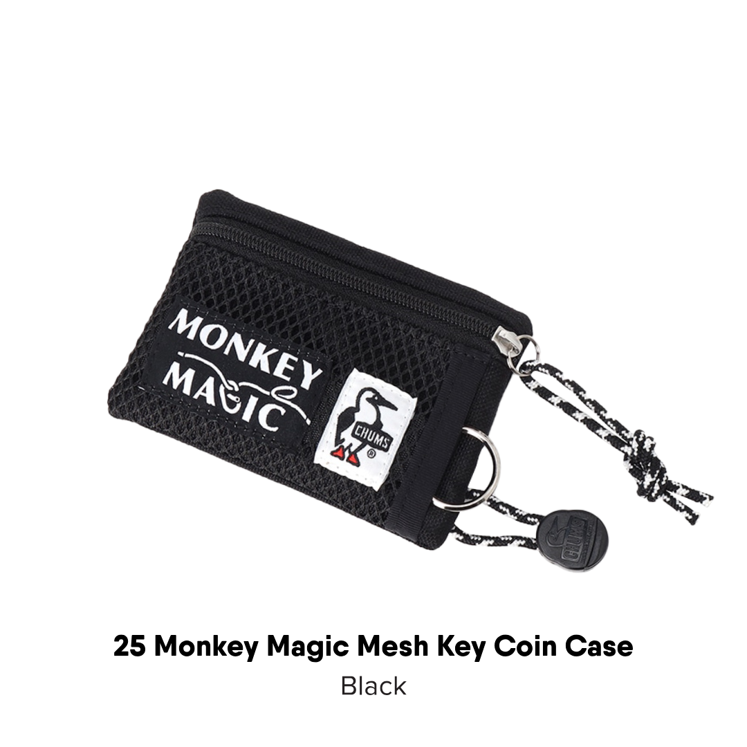 25 Monkey Magic Mesh Key Coin Case I CHUMS