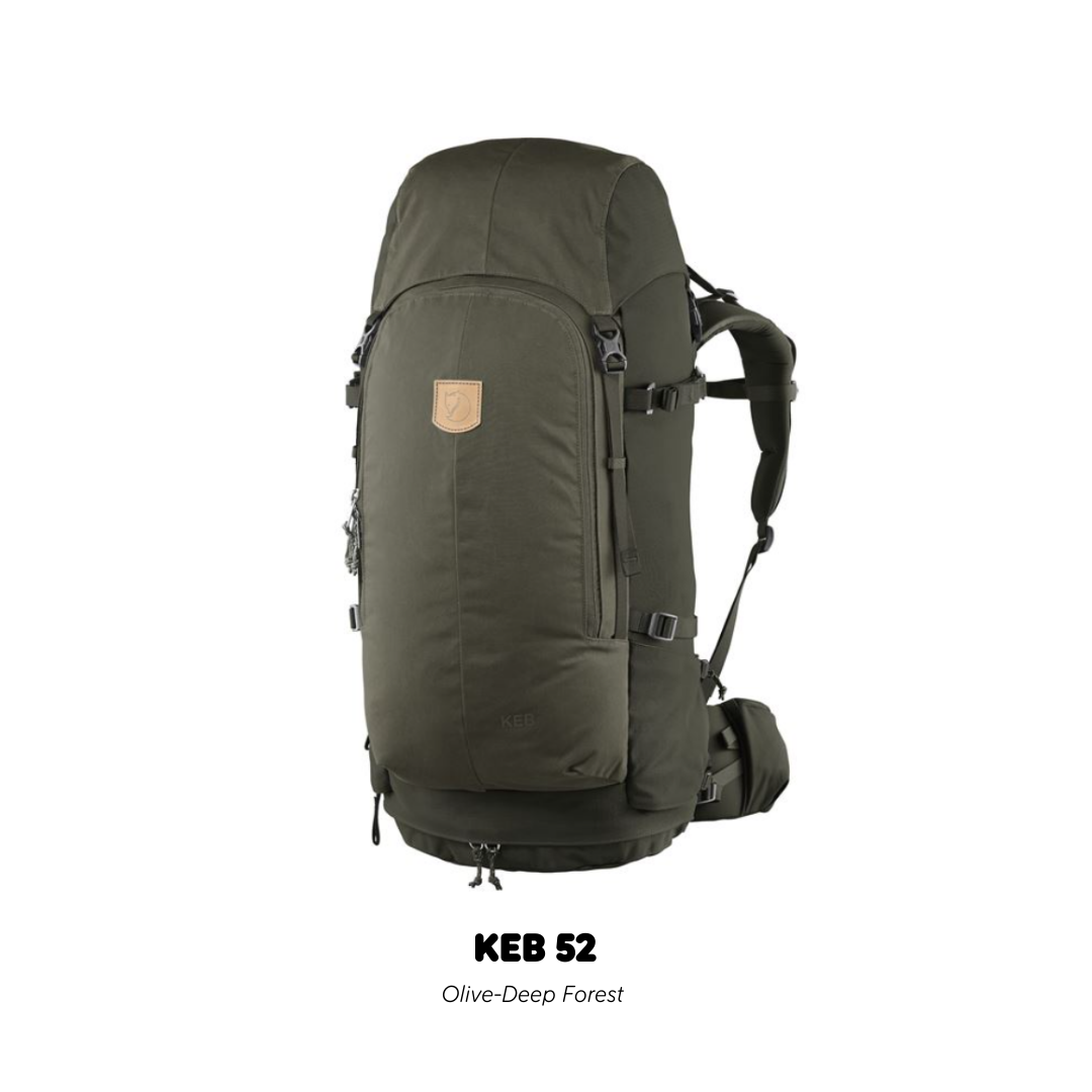 Fjallraven / Keb 52-52W / กระเป๋าเดินป่า ฉบับมือโปร ขนาด 52 ลิตร กระเป่าเป้แบคแพค กระเป๋าเป้เดินทาง เป้สำหรับเดินป่า