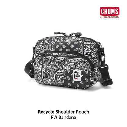 CHUMS Recycle Shoulder Pouch / กระเป๋าสะพายข้าง crossbody shoulder bag ผ้าโพลีเอสเตอร์ รีไซเคิล ชัมส์