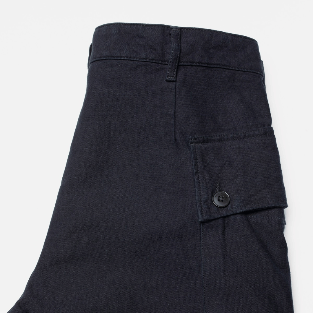 Loud Larry Pants - Black Sateen | Nudie Jeans