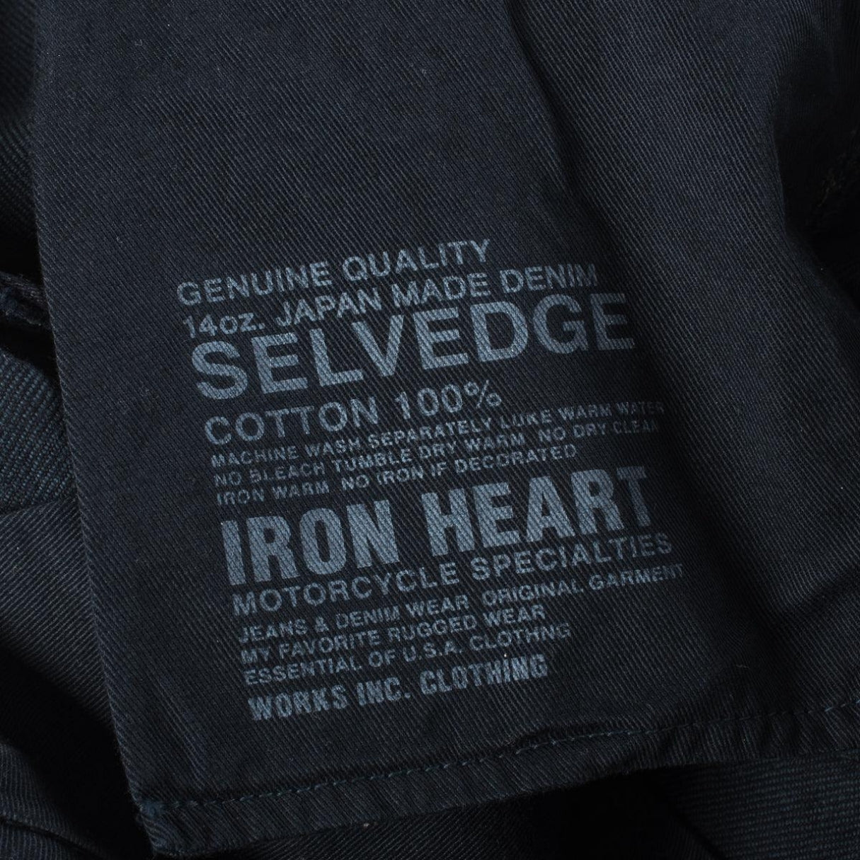 14oz Selvedge Denim Slim Straight Cut Jeans (666s-14od) | Iron Heart