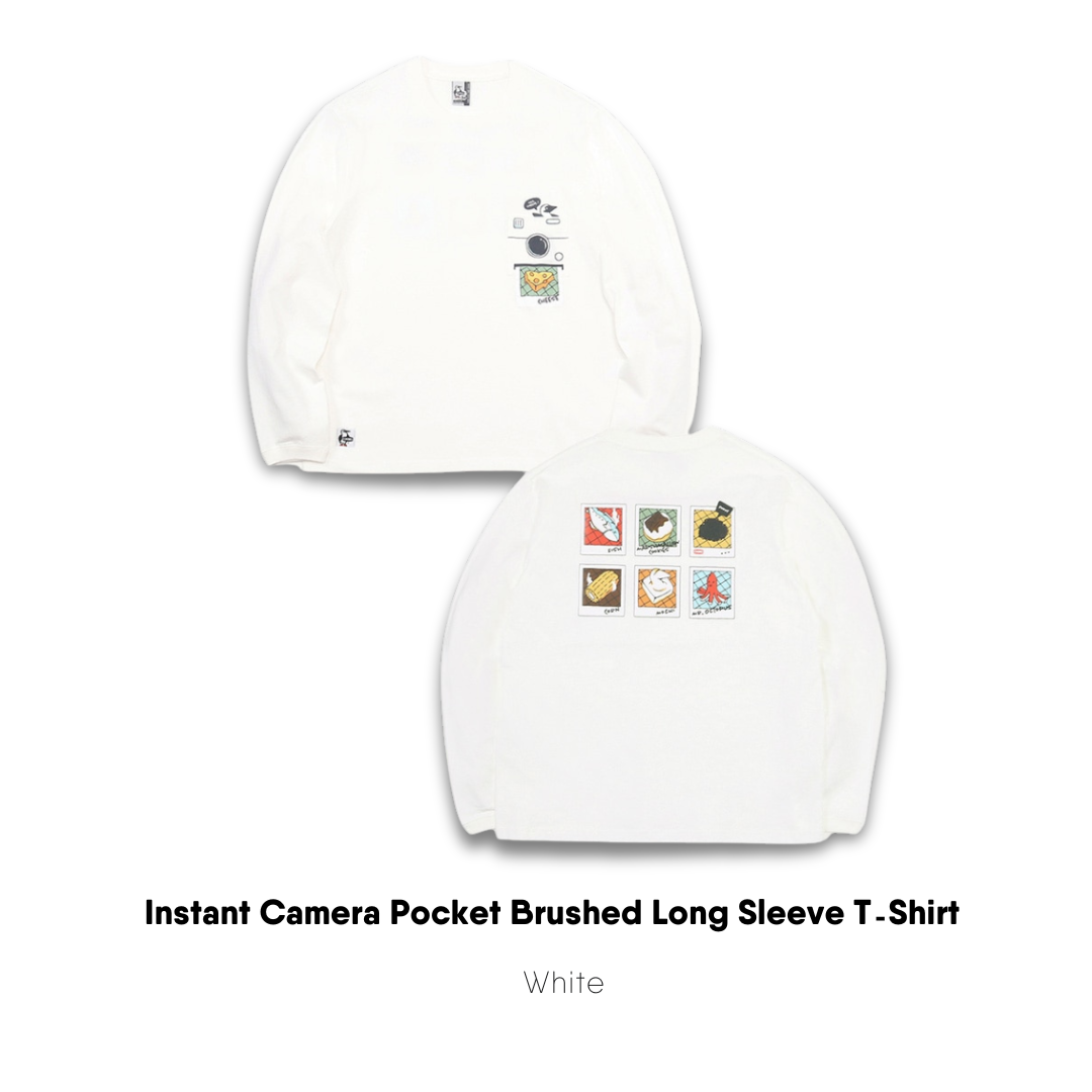 Instant Camera Pocket Brushed Long Sleeve T-Shirt I CHUMS
