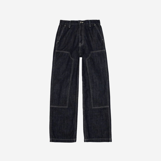 Wendy double knee denim pants -Dark Blue | Nudie Jeans