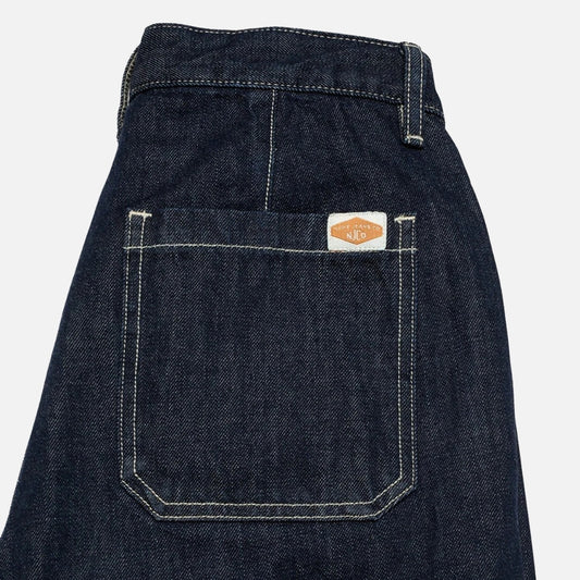 Wendy double knee denim pants -Dark Blue | Nudie Jeans