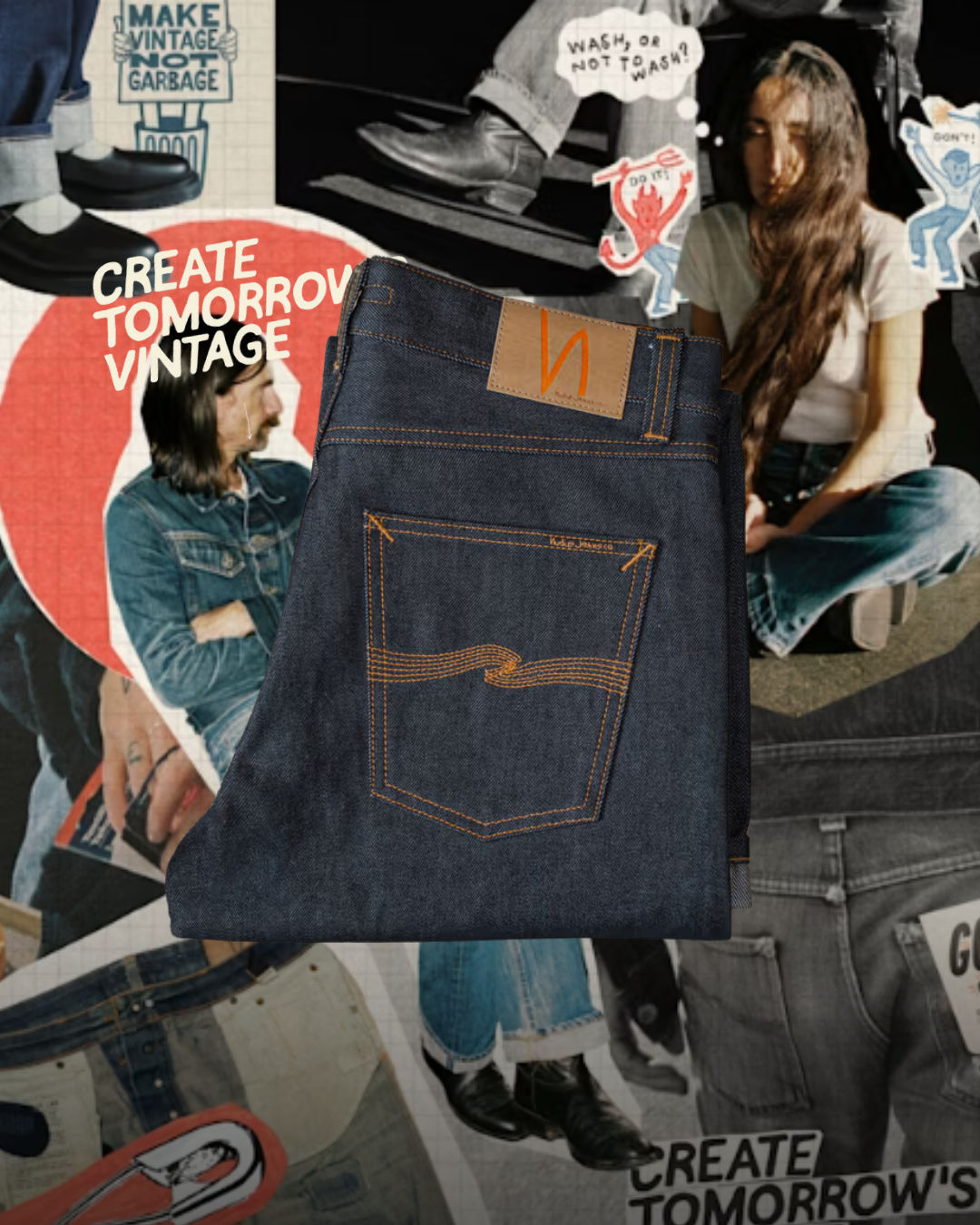 Nudie Jeans – กางเกงยีนส์ 100% Organic Cotton Denim แท้ รวมยีนส์รักษ์โลกทรงฮิต พร้อมแนะนำทรงยีนส์ Skinny / Slim / Regular จาก ADJ
