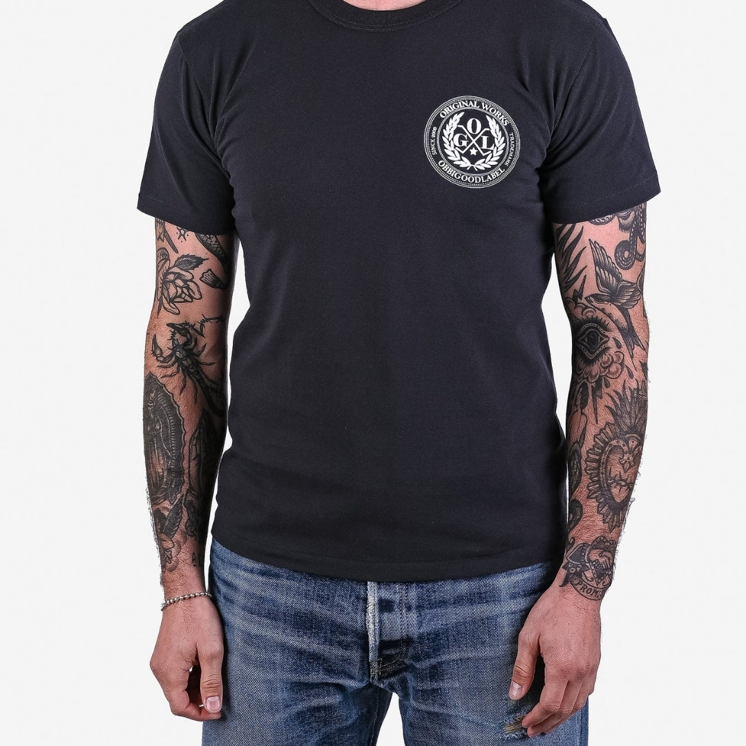 OGL 6.2oz Ringspun T-shirt 'OGL Logo' - Charcoal | Iron Heart