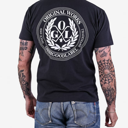 OGL 6.2oz Ringspun T-shirt 'OGL Logo' - Charcoal | Iron Heart