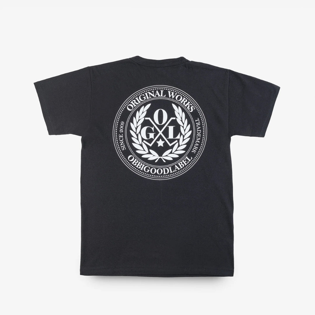 OGL 6.2oz Ringspun T-shirt 'OGL Logo' - Charcoal | Iron Heart