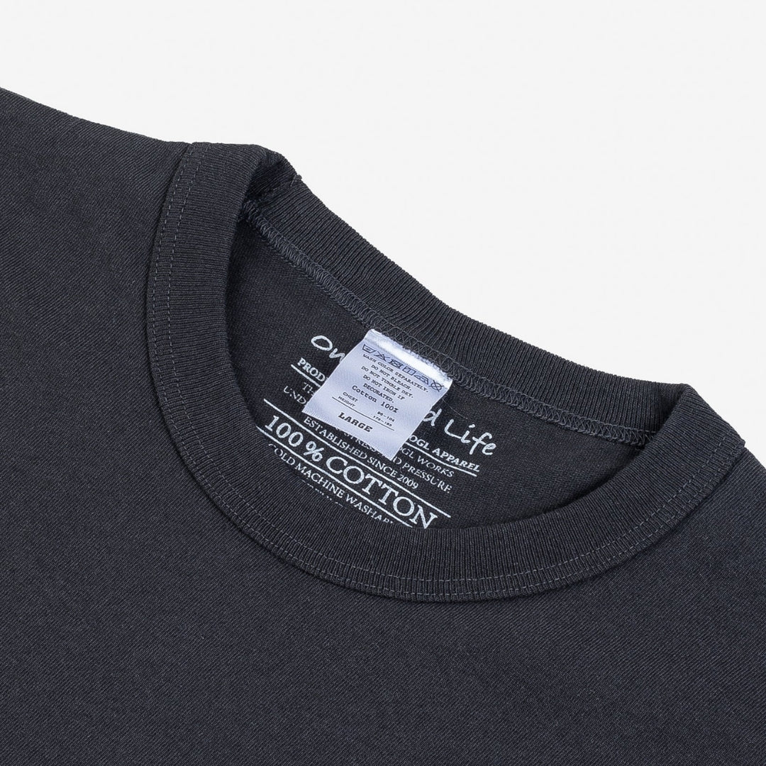 OGL 6.2oz Ringspun T-shirt 'OGL Logo' - Charcoal | Iron Heart