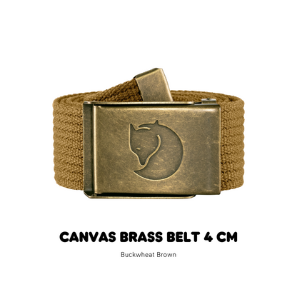 Canvas Brass Belt I Fjallraven