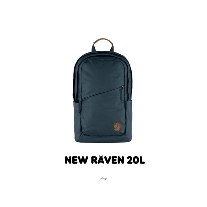 Fjallraven /Raven 20 /กระเป๋าเป้สะพายหลังดีไซส์เรียบง่าย สายและโลโก้หนังแท้ เป้เดินทาง เป้ท่องเที่ยว