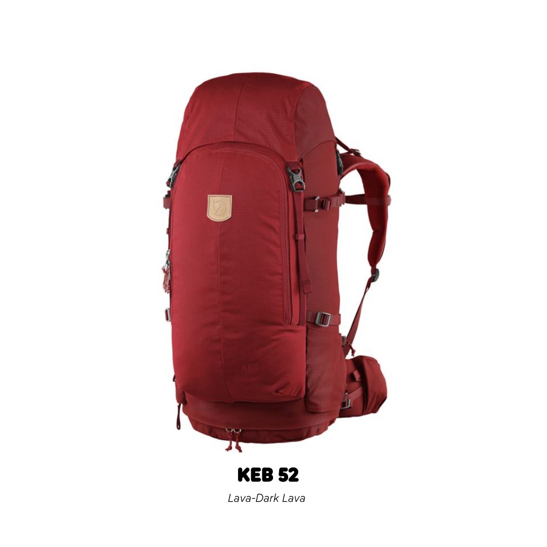 Fjallraven / Keb 52-52W / กระเป๋าเดินป่า ฉบับมือโปร ขนาด 52 ลิตร กระเป่าเป้แบคแพค กระเป๋าเป้เดินทาง เป้สำหรับเดินป่า