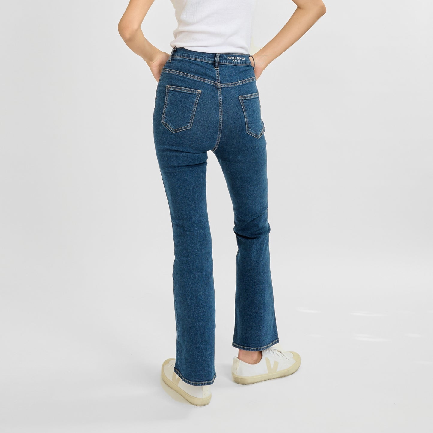 Classy Flared High Waist Jeans | Kochi No Oji