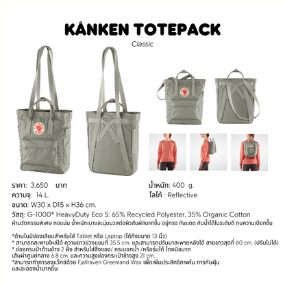 Kanken Totepack Classic I Fjallraven