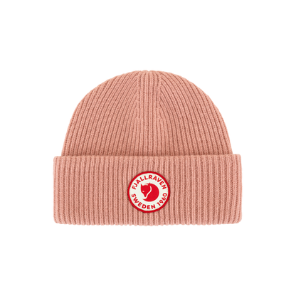 Fjallraven 1960 logo hat / หมวกถักลายลูกฟูก หมวกขนแกะ หมวกกันหิมะกันหนาว สำหรับนักผจญภัย ท่องเที่ยว หน้าหนาว