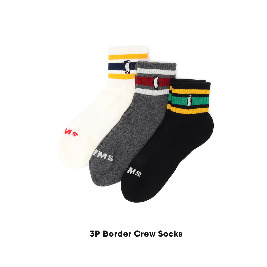 3P Border Crew Socks | CHUMS