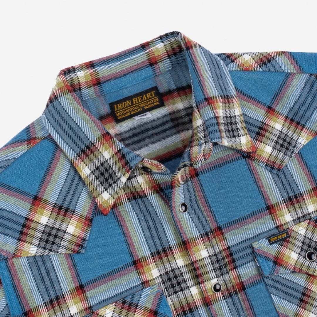 IHSH-332 Ultra Heavy Flannel Anniversary Shirt | Iron Heart