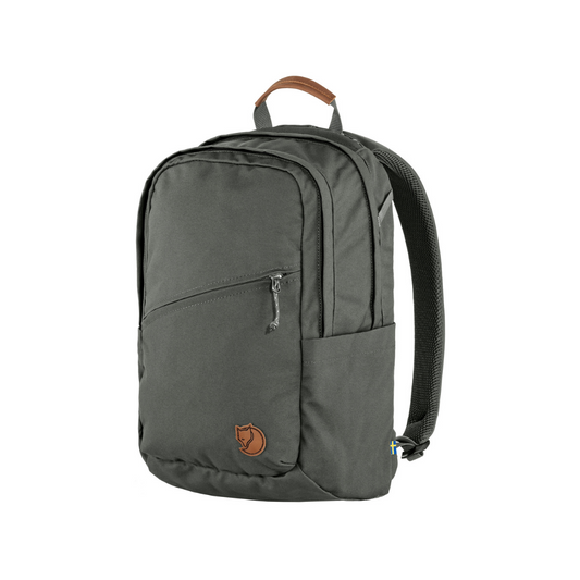 Fjallraven /Raven 20 /กระเป๋าเป้สะพายหลังดีไซส์เรียบง่าย สายและโลโก้หนังแท้ เป้เดินทาง เป้ท่องเที่ยว