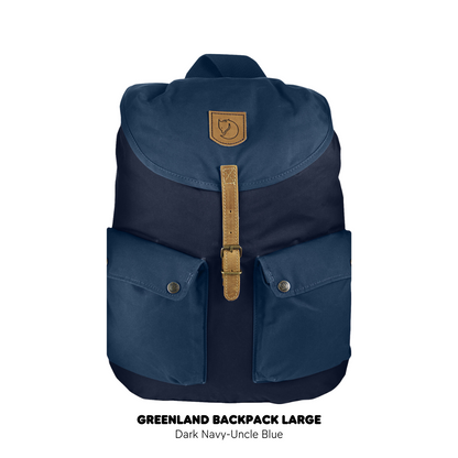 Fjallraven/ Greenland Backpack Large /กระเป๋าเป้สะพายหลังดีไซส์เรียบง่าย สายและโลโก้หนังแท้ เป้เดินทาง เป้ท่องเที่ยว