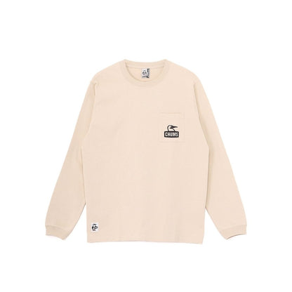 CHUMS Booby Face Pocket Brushed L/S T-Shirt | CHUMS