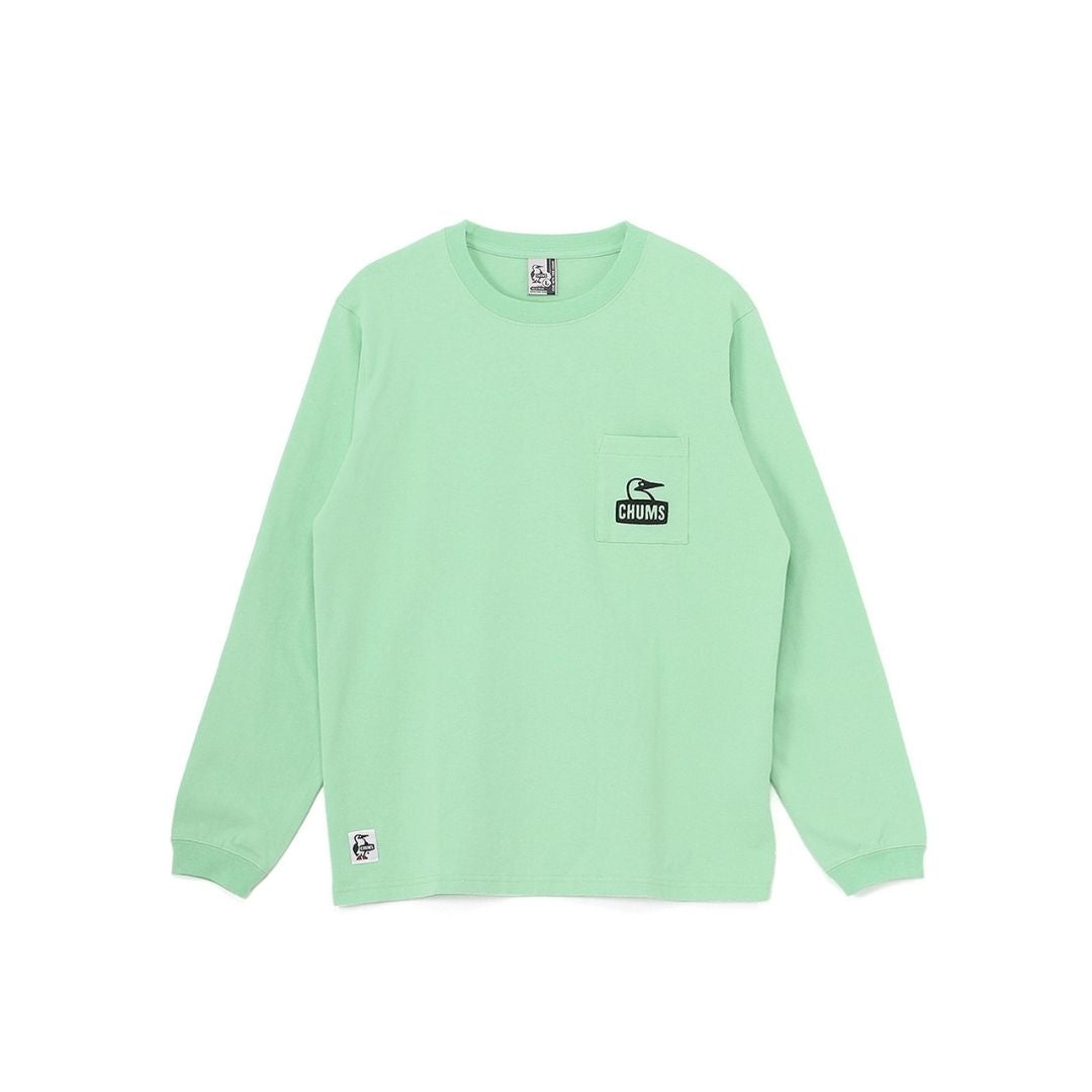 CHUMS Booby Face Pocket Brushed L/S T-Shirt | CHUMS