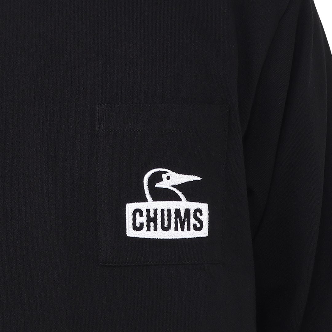 CHUMS Booby Face Pocket Brushed L/S T-Shirt | CHUMS