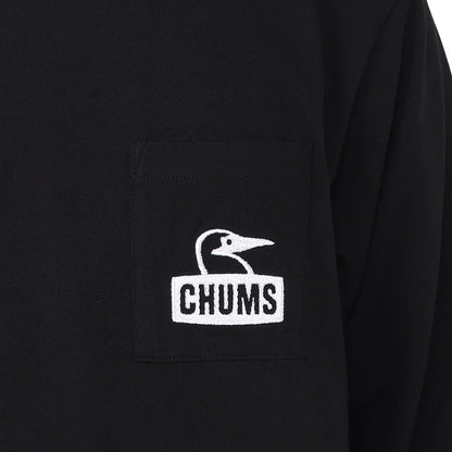CHUMS Booby Face Pocket Brushed L/S T-Shirt | CHUMS