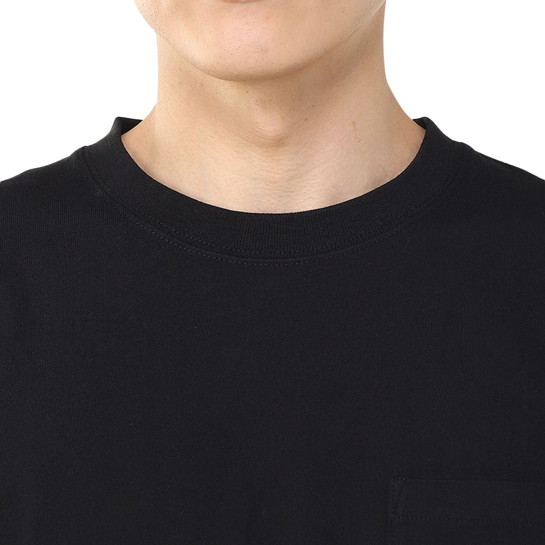CHUMS Booby Face Pocket Brushed L/S T-Shirt | CHUMS