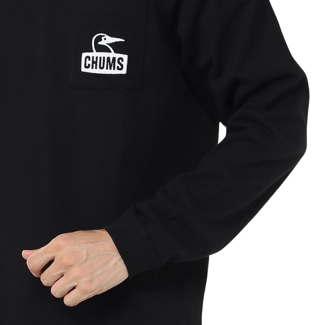 CHUMS Booby Face Pocket Brushed L/S T-Shirt | CHUMS
