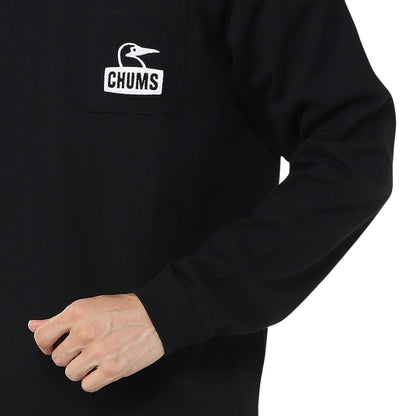 CHUMS Booby Face Pocket Brushed L/S T-Shirt | CHUMS