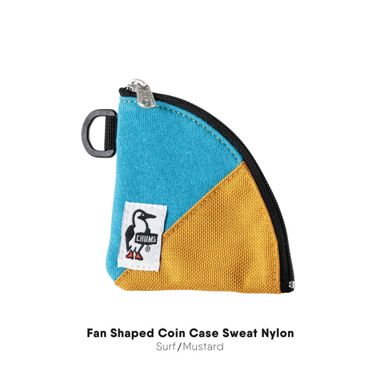 CHUMS Fan Shaped Coin Case Sweat Nylon I CHUMS