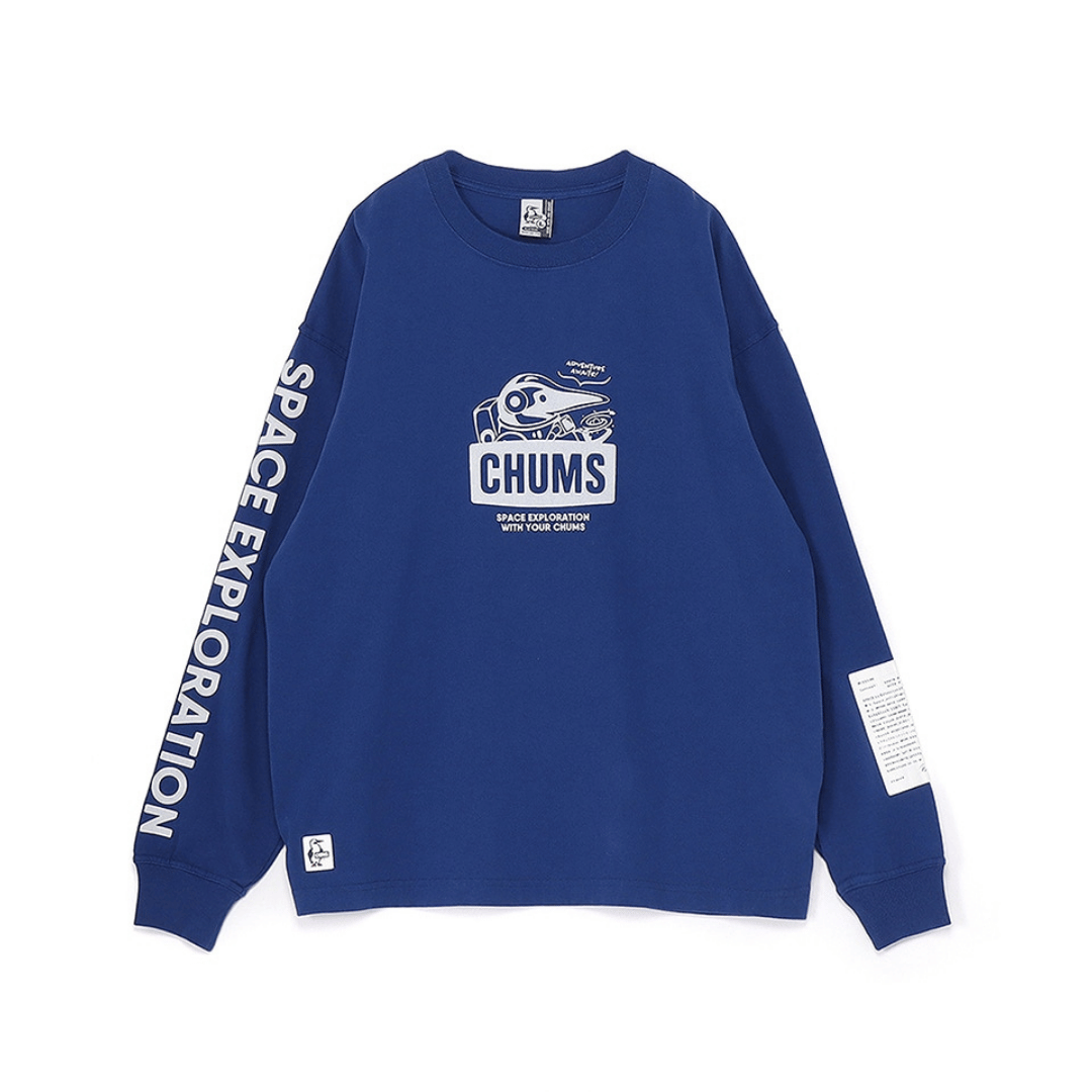 Space Booby Brushed L/S T-Shirt | CHUMS