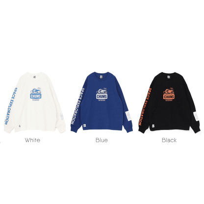 Space Booby Brushed L/S T-Shirt | CHUMS