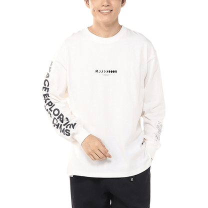Space Booby on the Moon Brushed L/S T-Shirt | CHUMS