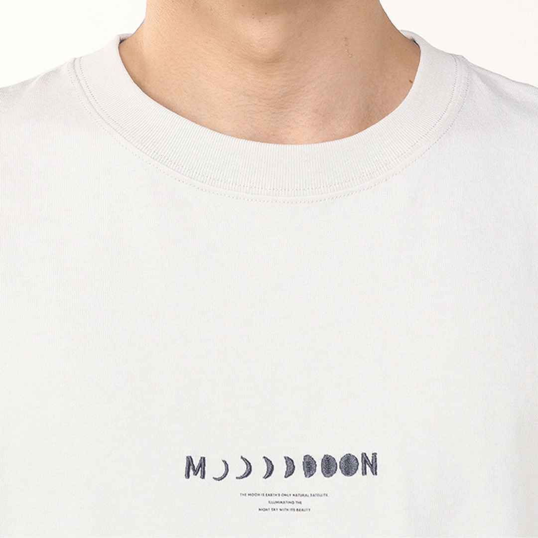 Space Booby on the Moon Brushed L/S T-Shirt | CHUMS