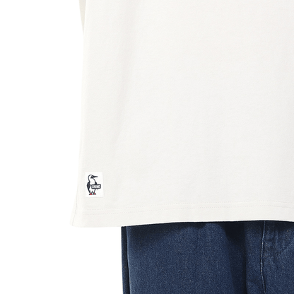Space Booby on the Moon Brushed L/S T-Shirt | CHUMS