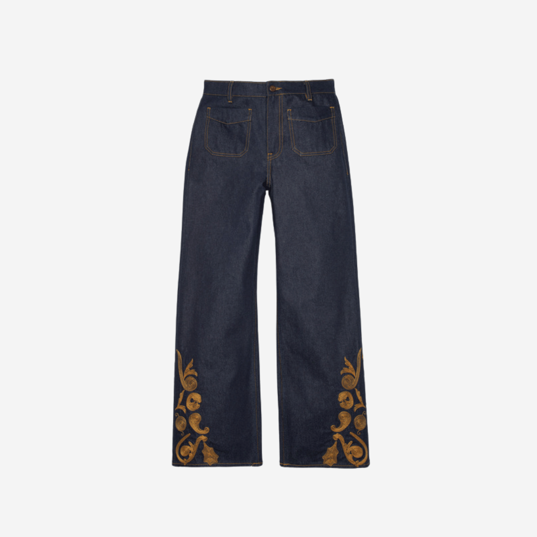 Holly Western Pants-Embroidery | Nudie Jeans