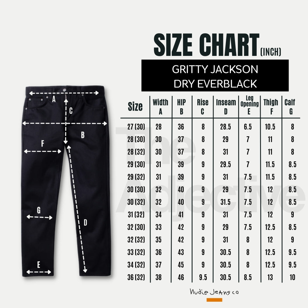 Gritty Jackson-Dry Everblack | Nudie Jeans