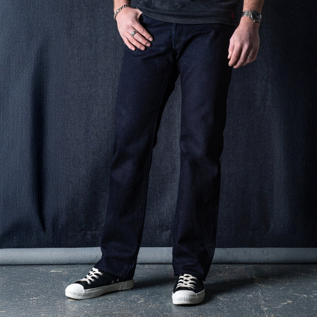 14oz Selvedge Denim Straight Cut Jeans - Indigo I Iron Heart